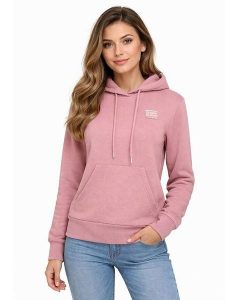 Geographical Norway Bluza "Guni" w kolorze jasnoróżowym rozmiar: XL. Różowe bluzy Geographical Norway, xl, bez wzorów, z bawełny, z kapturem. Za 131,43 zł.