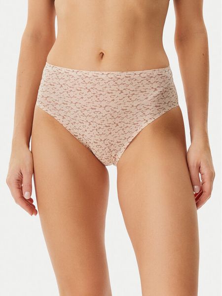 Chantelle Figi klasyczne z wysokim stanem Soft Stretch C11DC9 Beżowy. Brązowe figi Chantelle, bez wzorów, z syntetyku. Za 59,99 zł.