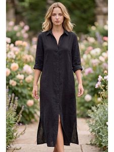 SOULSHAE Sukienka w kolorze czarnym rozmiar: XXL/3XL. Czarne sukienki SOULSHAE, xl, bez wzorów, bez kołnierzyka, bez ramiączek, maxi. Za 174,95 zł.