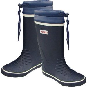 Kalosze żeglarskie unisex Lalizas. Niebieskie kalosze LALIZAS, bez wzorów. Za 270,00 zł.