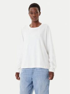 G-Star Raw Bluzka D27742-D976 Biały Oversize. Białe bluzki G-Star Raw, xs, bez wzorów, z bawełny, retro, bez kołnierzyka, bez ramiączek. Za 179,99 zł.