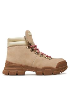 LOVE MOSCHINO Trapery JA15494G0LIP0120 Écru. Buty zimowe LOVE MOSCHINO, ze skóry, bez obcasa, bez zapięcia. Za 529,99 zł.
