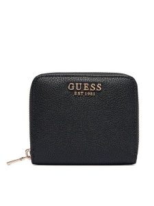 Guess Portfel Gregoria Slg SWBG85 46137 Czarny. Czarne portfele Guess, z aplikacjami, ze skóry. Za 219,99 zł.