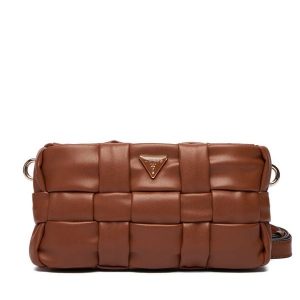 Torebka Guess. Brązowe torebki klasyczne Guess, z aplikacjami, bez dodatków. Za 639,99 zł.