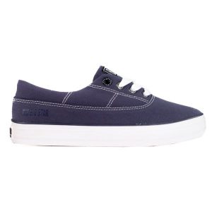 Trampki damskie Big Star KK274018 niebieskie. Niebieskie trampki bez wzorów, bez zapięcia. Za 181,89 zł.