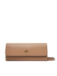 PINKO Torebka Love Tiny Brids Wallet C AI 25-26 PCPL 103765 A0F1 Beżowy. Brązowe torebki klasyczne Pinko, bez wzorów, ze skóry, bez dodatków. Za 619,99 zł.