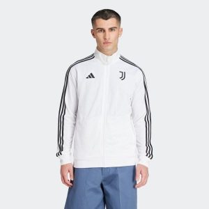 Kurtka dresowa piłkarska ADIDAS Juventus. Białe kurtki ADIDAS, m, bez wzorów, z dresówki, bez kaptura. Za 269,99 zł.