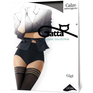 Gatta - Pończochy samonośne Gigi. Rajstopy i pończochy marki GATTA. Za 24,90 zł.