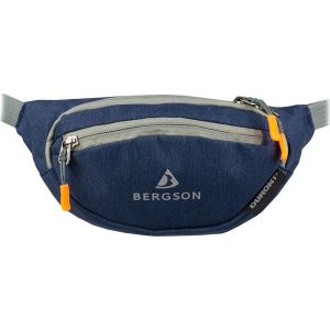 Saszetka- nerka unisex BERGSON BETA. Niebieskie nerki i saszetki BERGSON, bez wzorów. Za 119,99 zł.