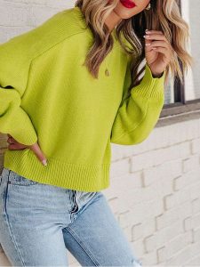 Milan Kiss Sweter w kolorze limonkowym rozmiar: L. Zielone swetry oversize Milan Kiss, l, bez wzorów, bez ramiączek. Za 130,99 zł.