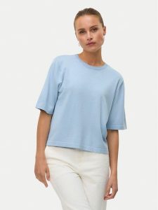 Vero Moda Sweter Silje 10320460 Błękitny Oversize. Niebieskie swetry klasyczne Vero Moda, s, z wiskozy, bez kołnierzyka. Za 119,99 zł.