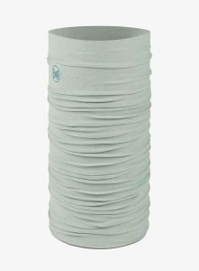 Chusta wielofunkcyjna Buff Coolnet UV - solid seagrove green. Zielone apaszki i chusty Buff, bez wzorów, z elastanu. Za 89,99 zł.