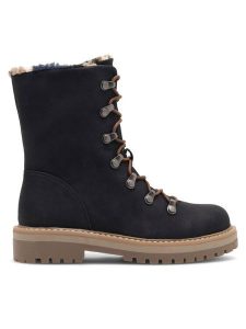 Jenny Fairy Trzewiki EVIE WS2911-06 Czarny. Czarne botki Jenny Fairy, bez wzorów, z syntetyku, bez obcasa, na płaskiej podeszwie, bez zapięcia. Za 179,99 zł.