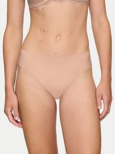 Triumph Figi klasyczne Pretty 10222241 Beżowy. Brązowe figi Triumph, bez wzorów, z syntetyku. Za 49,99 zł.