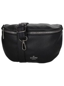 Charm Saszetka w kolorze czarnym - 22 x 14 x 6 cm rozmiar: onesize. Czarne nerki i saszetki Charm, bez wzorów, z materiału. Za 56,99 zł.