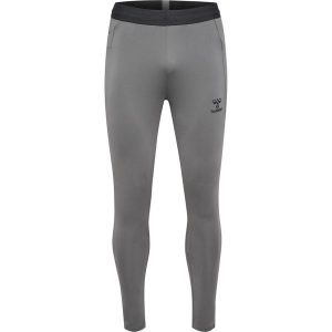 Legginsy Hummel Pro. Szare legginsy Hummel, bez wzorów. W wyprzedaży za 213,00 zł.