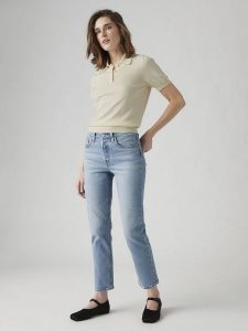 Levi's Dżinsy "501" - Regular fit - w kolorze błękitnym rozmiar: W30/L26. Niebieskie jeansy Levi's®, z aplikacjami, ze skóry, z podwyższonym stanem. Za 154,95 zł.