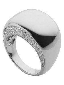 U.S. Polo Assn. Pierścionek z kryształami rozmiar: 54,5. Szare pierścionki U.S. Polo Assn., z kryształem, metalowe. Za 104,99 zł.