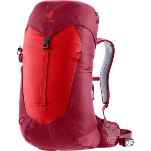 Plecak z siatką dystansową Deuter AC Lite 24 - cherry/masala. Czerwone plecaki Deuter. Za 412,20 zł.