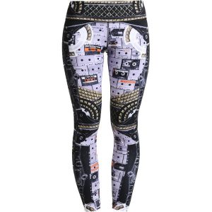 Reebok LUX BOLD BAROQUE Legginsy black. Czarne legginsy marki Reebok, z elastanu. W wyprzedaży za 125,30 zł.