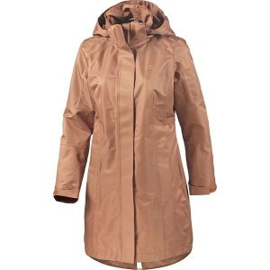 Parka przeciwdeszczowa w kolorze jasnobrązowym. Brązowe kurtki marki OCK. W wyprzedaży za 259,95 zł.