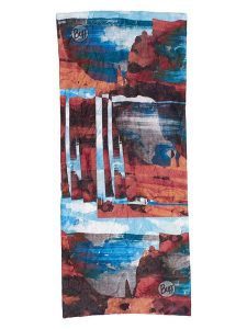 Buff Szal-koło ze wzorem - 53 x 22 cm rozmiar: onesize. Żółte szaliki Buff, bez wzorów, z materiału. Za 87,81 zł.
