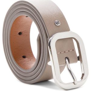 Pasek Damski LAUREN RALPH LAUREN - Newbury 412644477013 XS Taupe. Brązowe paski marki Lauren Ralph Lauren, w paski, ze skóry. Za 179,90 zł.
