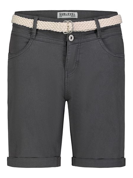Sublevel Bermudy w kolorze antracytowym rozmiar: S. Czarne szorty Sublevel, bez wzorów, z tkaniny. Za 100,99 zł.