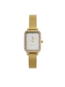 U.S. Polo Assn. Zegarek Odette USP8389YG Złoty. Żółte, analogowe zegarki U.S. Polo Assn. Za 429,99 zł.