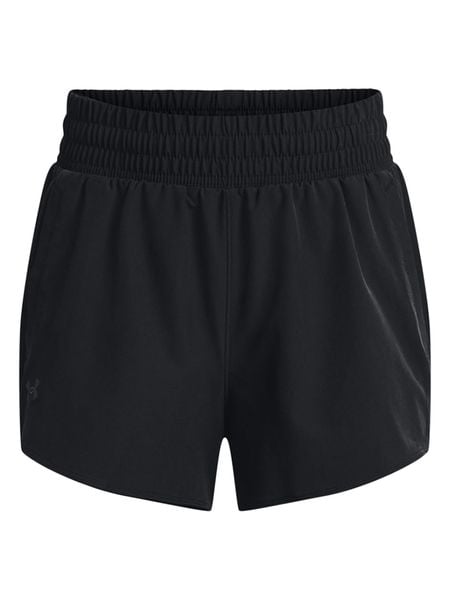 Under Armour Szorty sportowe "Flex Woven" w kolorze czarnym rozmiar: M. Czarne spodenki sportowe Under Armour, m, bez wzorów, z materiału, outdoorowe. Za 38,95 zł.