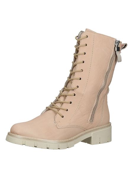 Ara Shoes Skórzane botki w kolorze beżowym rozmiar: 42. Brązowe botki Ara Shoes, bez wzorów, z materiału, bez obcasa, bez zapięcia. Za 288,52 zł.
