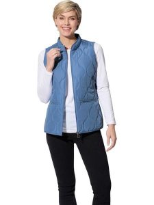 WITT WEIDEN Kamizelka w kolorze błękitnym rozmiar: 42. Niebieskie kamizelki WITT WEIDEN, bez wzorów, bez kołnierzyka, bez ramiączek, bez kaptura. Za 39,99 zł.