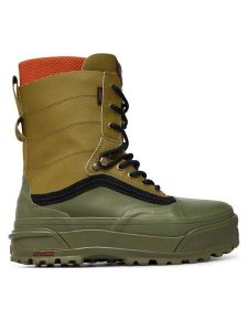 Vans Śniegowce Standard-Hi 2.0 Mte VN000Y1XOVB1 Khaki. Brązowe buty zimowe Vans, bez obcasa, bez zapięcia. Za 899,99 zł.