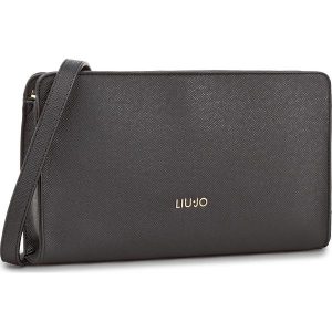 Torebka LIU JO - S Cross Body Manhat A18187 E0499 Nero 22222. Czarne torebki klasyczne marki Liu Jo, ze skóry ekologicznej. W wyprzedaży za 309,00 zł.