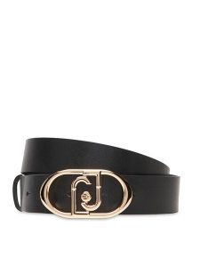 Liu Jo Pasek Hips Belt 3,5 Cm AF5242 P0062 Czarny. Czarne paski Liu Jo, bez wzorów. Za 359,99 zł.