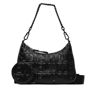 Torebka Steve Madden. Czarne listonoszki Steve Madden, bez wzorów, bez dodatków. Za 449,99 zł.