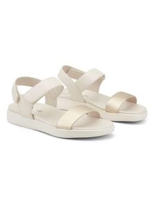 Freyling Sandały w kolorze złoto-beżowym rozmiar: 38. Brązowe sandały Freyling, bez wzorów, z otwartym noskiem, bez obcasa, bez zapięcia. Za 86,99 zł.