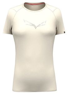 Salewa Koszulka "Pure" w kolorze kremowym rozmiar: 34. Brązowe bluzki Salewa, bez wzorów, z wełny, bez kołnierzyka, bez ramiączek. Za 100,99 zł.