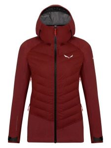 Salewa Kurtka narciarska "Sella PTX" w kolorze czerwonym rozmiar: 34. Czerwone kurtki sportowe Salewa, bez wzorów, z materiału, bez kaptura, narciarskie. Za 567,00 zł.