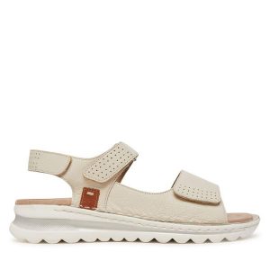 Sandały Ara. Białe sandały Ara, bez wzorów, bez obcasa, na płaskiej podeszwie, bez zapięcia. Za 249,99 zł.