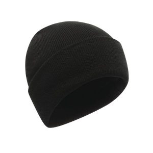 Wyróżniająca Się Czapka Z Mankietami Axton. Czarne czapki Regatta, bez wzorów, sportowe. Za 31,99 zł.