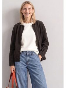 Street One Kurtka w kolorze ciemnobrązowym rozmiar: 46. Brązowe kurtki Street One, bez wzorów, bez kaptura. Za 219,95 zł.