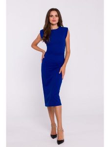 Stylove Sukienka w kolorze granatowym rozmiar: M. Niebieskie sukienki Stylove, m, bez wzorów, bez kołnierzyka, bez ramiączek, midi. Za 210,81 zł.