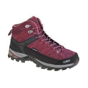 Buty trekkingowe damskie CMP Rigel Mid. Czarne buty trekkingowe CMP, z gumy, bez zapięcia. Za 449,99 zł.