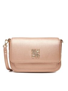 Nine West Torebka CEO-LAYLA-S241045 Złoty. Żółte listonoszki Nine West, bez wzorów, z materiału, bez dodatków. Za 179,99 zł.