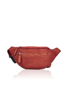 Bellicci Skórzana saszetka "Elliot" w kolorze czerwonym - 30 x 14 x 8 cm rozmiar: onesize. Czerwone nerki i saszetki Bellicci, bez wzorów, z materiału. Za 173,99 zł.