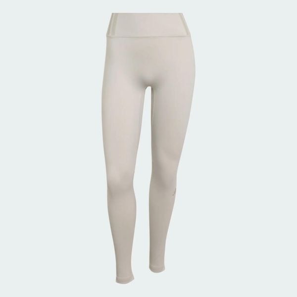 Legginsy All Me w wersji zimowej. Szare legginsy ADIDAS, bez wzorów, z elastanu, z podwyższonym stanem. Za 299,00 zł.