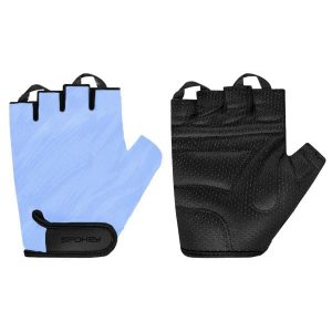 Rękawiczki rowerowe Spokey Ride. Niebieskie rękawiczki Spokey, bez wzorów. W wyprzedaży za 24,99 zł.