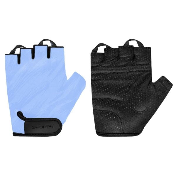 Rękawiczki rowerowe Spokey Ride. Niebieskie rękawiczki Spokey, bez wzorów. W wyprzedaży za 24,99 zł.