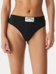 Calvin Klein Underwear Stringi LV00QF8711 Czarny. Czarne stringi Calvin Klein Underwear, bez wzorów, z bawełny. Za 109,99 zł.